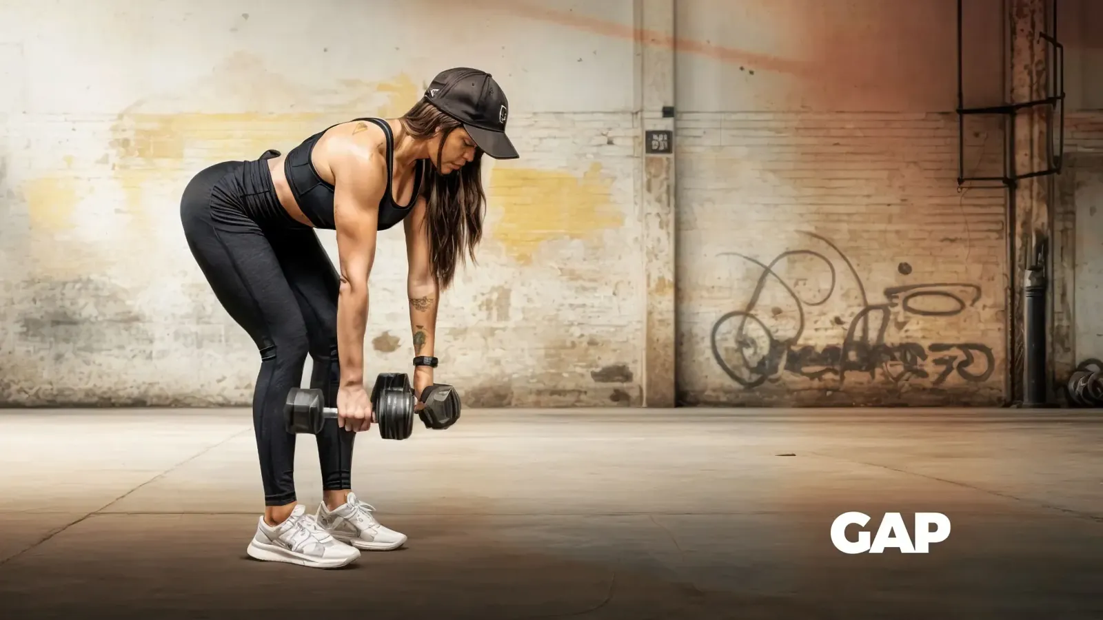 Clase GAP de glúteos, abdomen y piernas con mancuernas