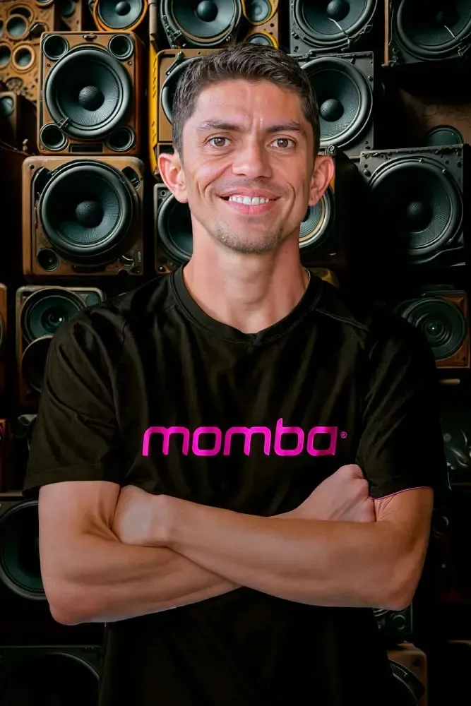 Octavio Merlo, entrenador de baile Momba